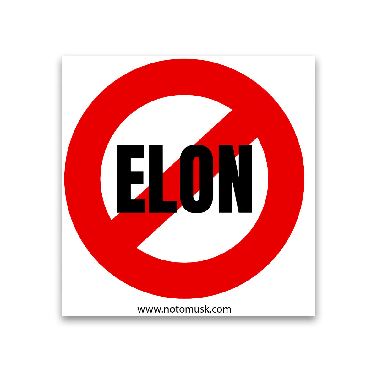 ELON Strike Sticker – Weatherproof. Unapologetic.