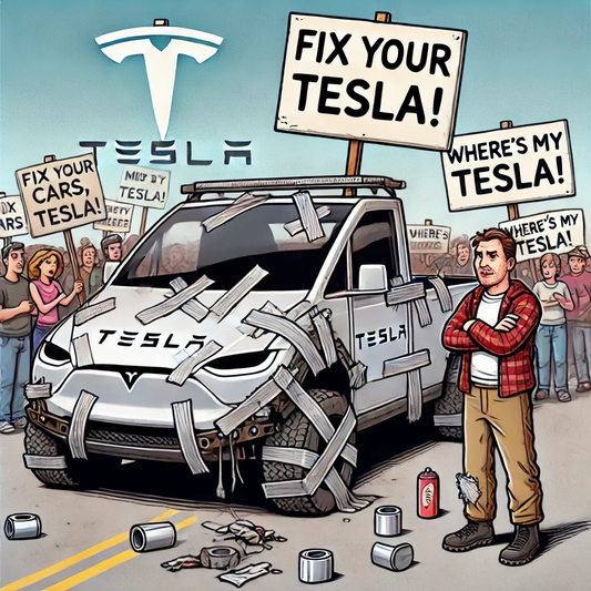 Mechanical Collapse or Viral Intent? The Cybertruck Spiral