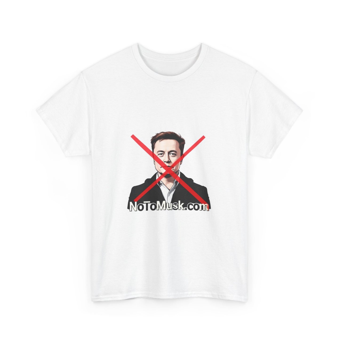 No to Musk – “Crossed Out” T-Shirt