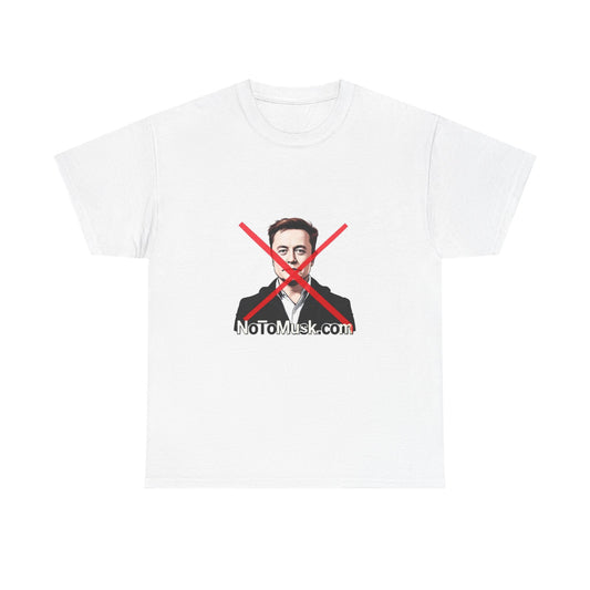 No to Musk – “Crossed Out” T-Shirt